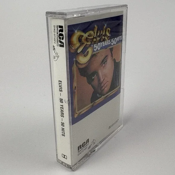Elvis 50 Years 50 Hits Cassette Tape Vintage - Picture 2 of 3